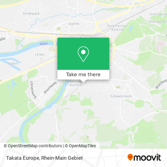 Карта Takata Europe