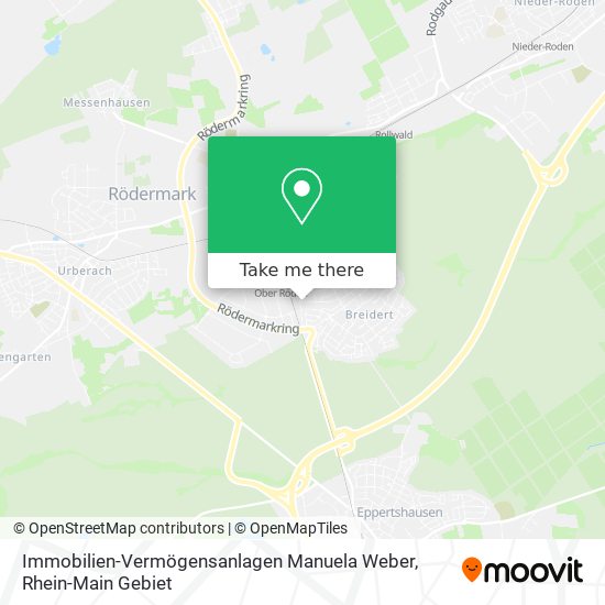 Immobilien-Vermögensanlagen Manuela Weber map