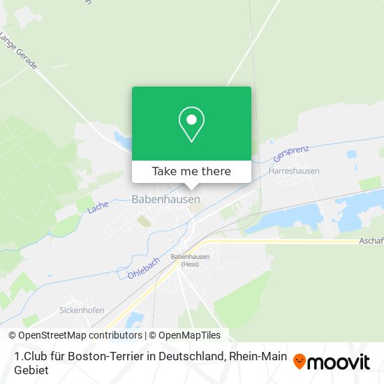 1.Club für Boston-Terrier in Deutschland map