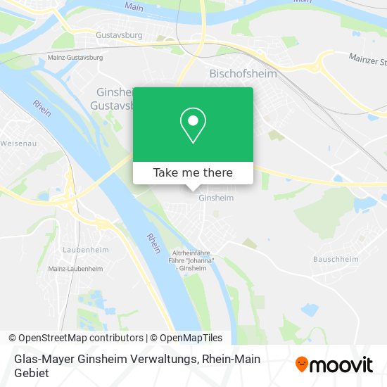 Glas-Mayer Ginsheim Verwaltungs map