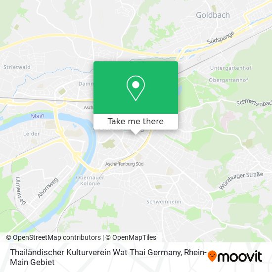 Thailändischer Kulturverein Wat Thai Germany map