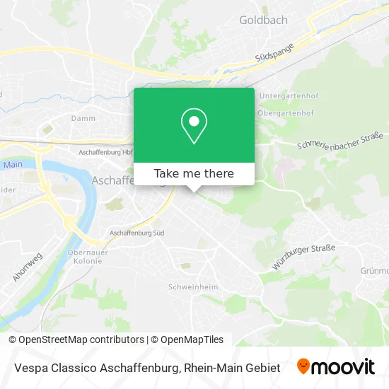 Карта Vespa Classico Aschaffenburg