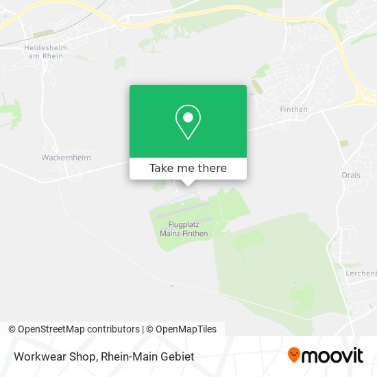 Workwear Shop map