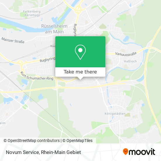 Novum Service map