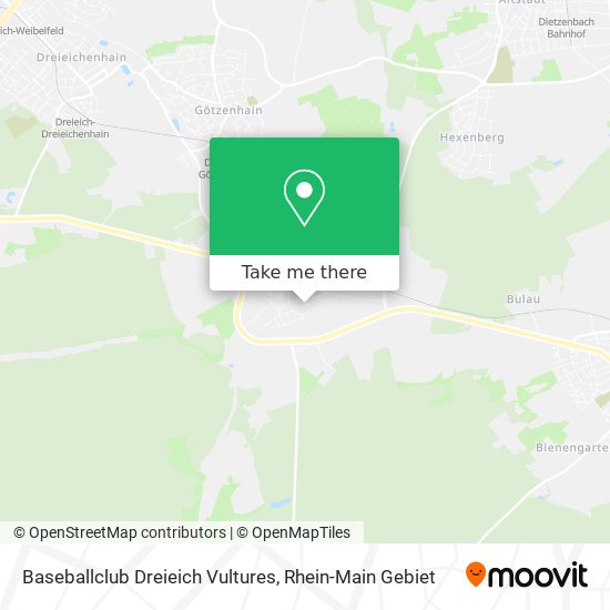 Baseballclub Dreieich Vultures map