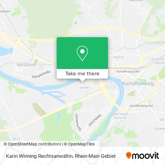 Карта Karin Winning Rechtsanwältin