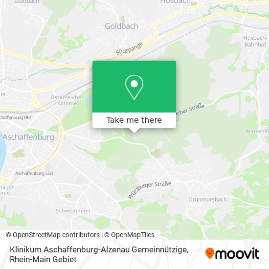 Klinikum Aschaffenburg-Alzenau Gemeinnützige map