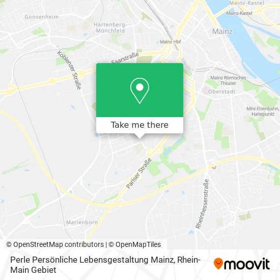 Карта Perle Persönliche Lebensgestaltung Mainz