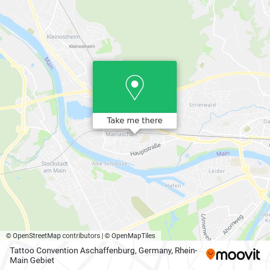 Tattoo Convention Aschaffenburg, Germany map
