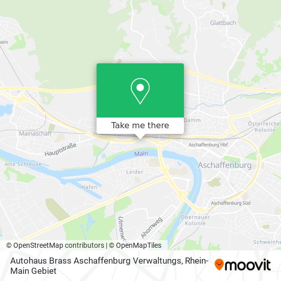 Autohaus Brass Aschaffenburg Verwaltungs map