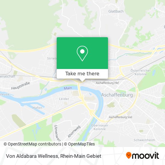 Von Aldabara Wellness map