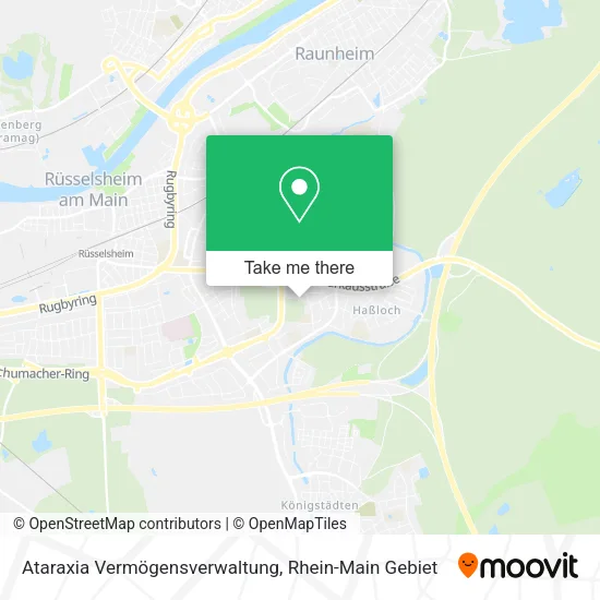 Карта Ataraxia Vermögensverwaltung