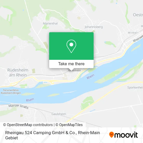 Карта Rheingau 524 Camping GmbH & Co.