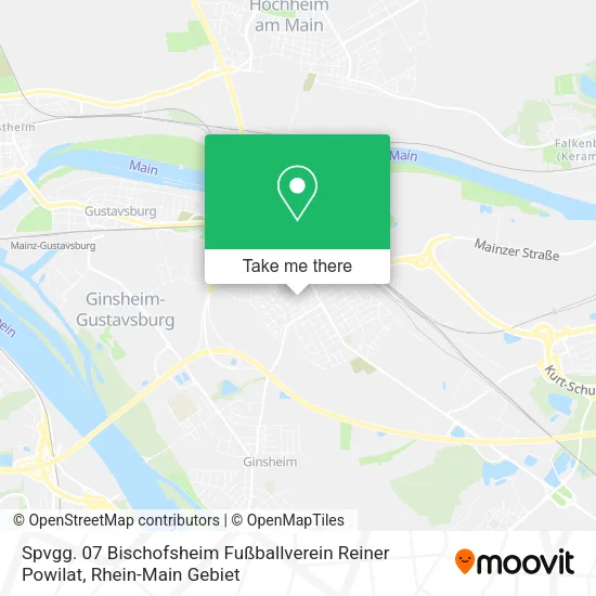 Карта Spvgg. 07 Bischofsheim Fußballverein Reiner Powilat