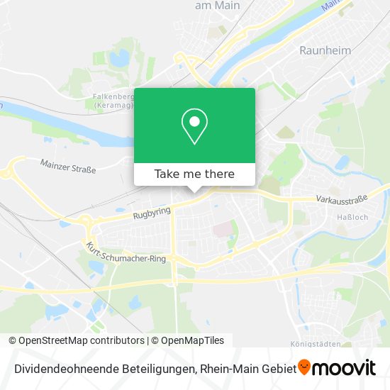 Dividendeohneende Beteiligungen map