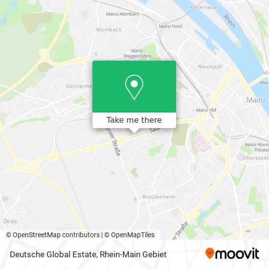 Deutsche Global Estate map