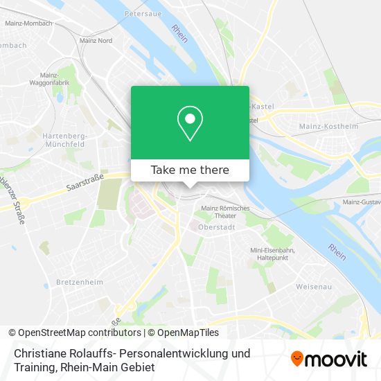 Карта Christiane Rolauffs- Personalentwicklung und Training