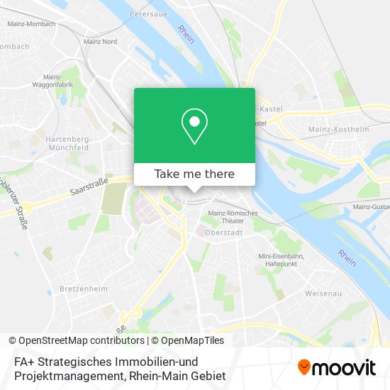 Карта FA+ Strategisches Immobilien-und Projektmanagement