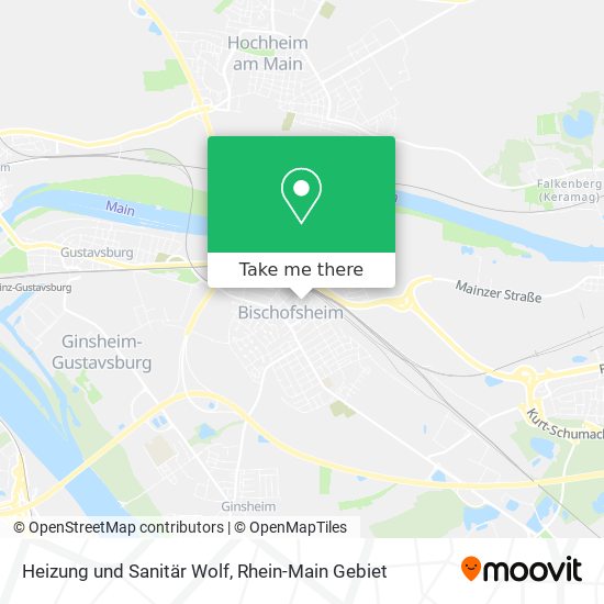 Heizung und Sanitär Wolf map