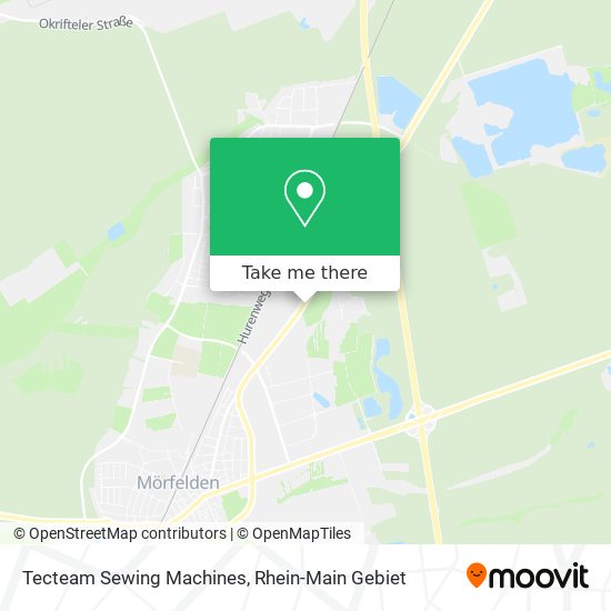 Tecteam Sewing Machines map