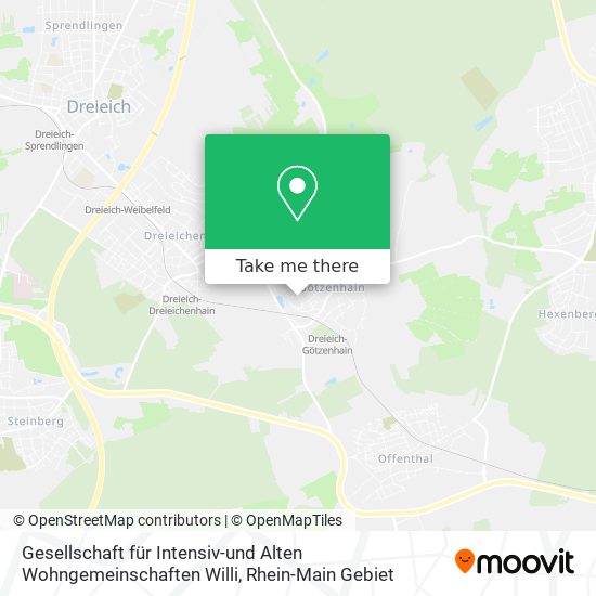 Карта Gesellschaft für Intensiv-und Alten Wohngemeinschaften Willi