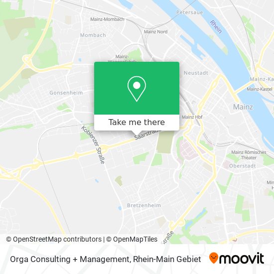 Orga Consulting + Management map