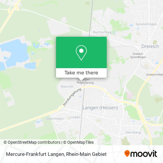 Mercure-Frankfurt Langen map