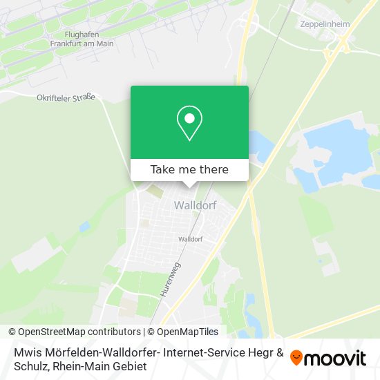 Mwis Mörfelden-Walldorfer- Internet-Service Hegr & Schulz map