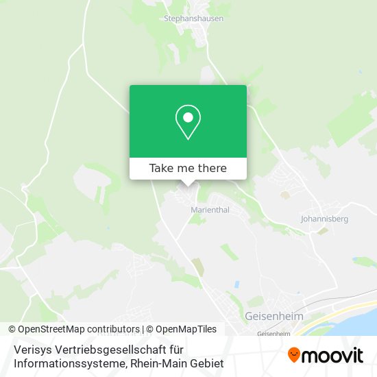 Verisys Vertriebsgesellschaft für Informationssysteme map