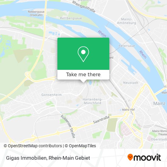 Gigas Immobilien map