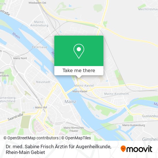 Dr. med. Sabine Frisch Ärztin für Augenheilkunde map
