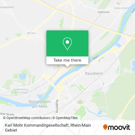 Карта Karl Mohr Kommanditgesellschaft