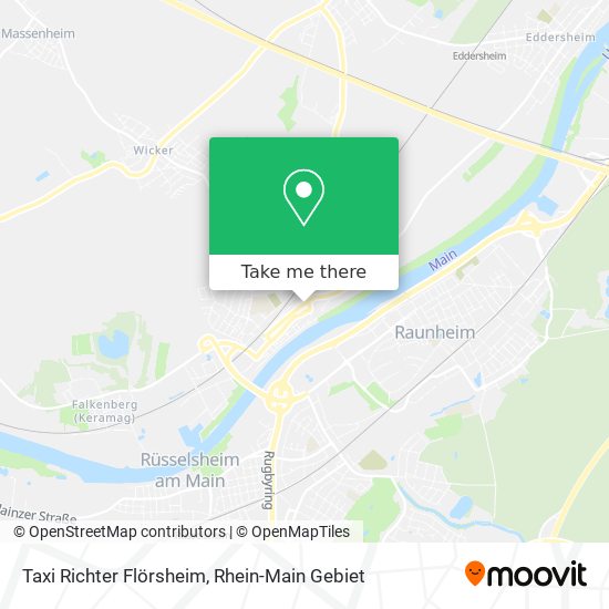 Taxi Richter Flörsheim map