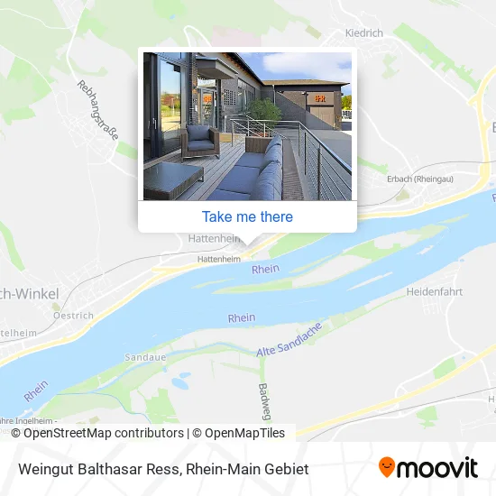 Карта Weingut Balthasar Ress