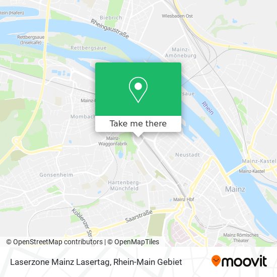 Карта Laserzone Mainz Lasertag
