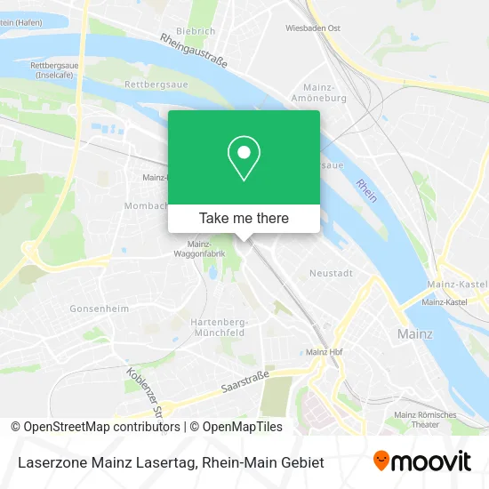 Карта Laserzone Mainz Lasertag