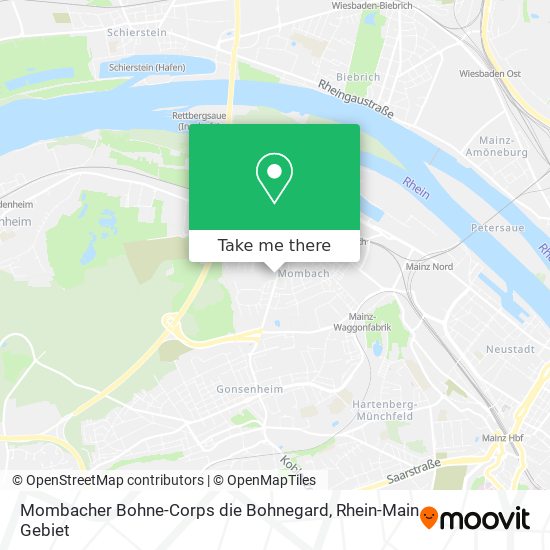 Mombacher Bohne-Corps die Bohnegard map