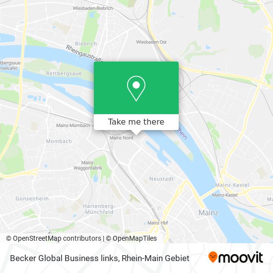 Карта Becker Global Business links