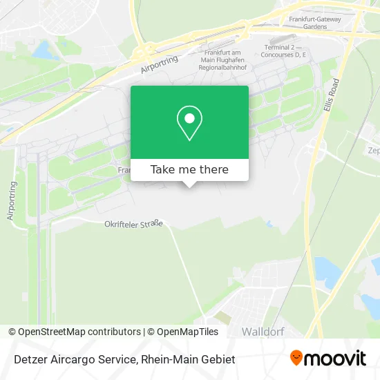 Карта Detzer Aircargo Service