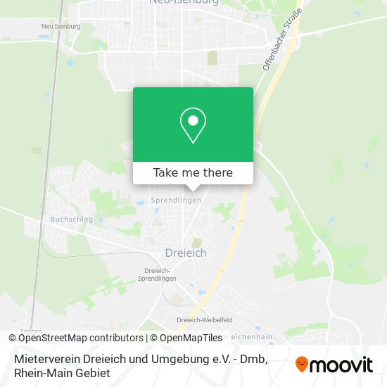 Карта Mieterverein Dreieich und Umgebung e.V. - Dmb