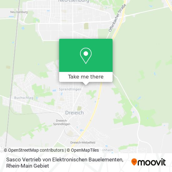 Sasco Vertrieb von Elektronischen Bauelementen map