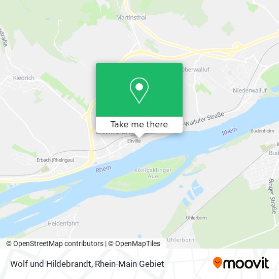 Wolf und Hildebrandt map