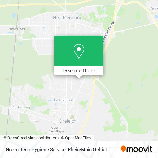 Green Tech Hygiene Service map