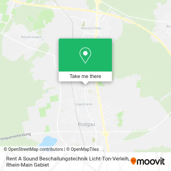 Rent A Sound Beschallungstechnik Licht-Ton-Verleih map