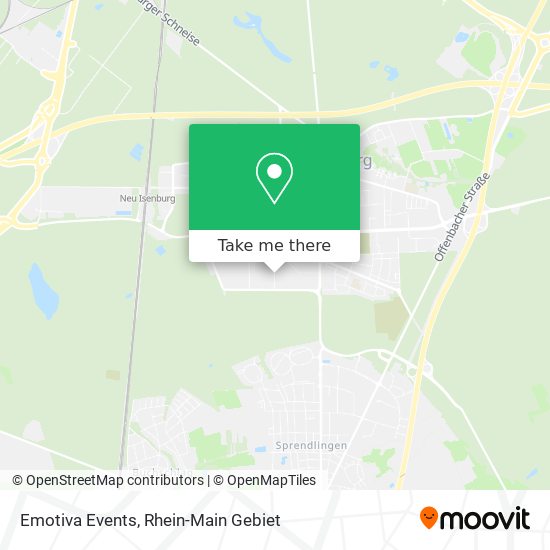 Emotiva Events map