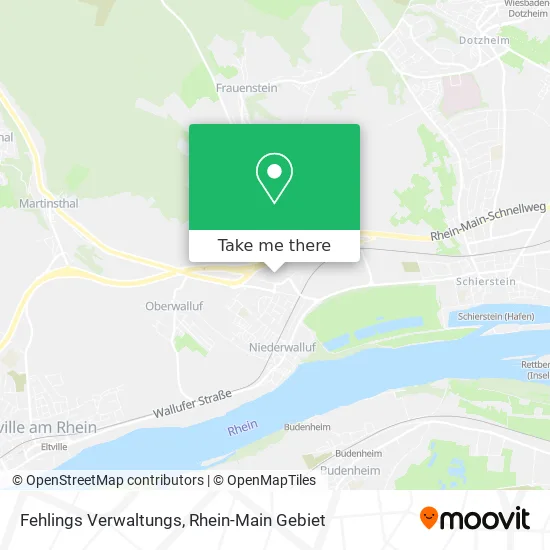 Карта Fehlings Verwaltungs