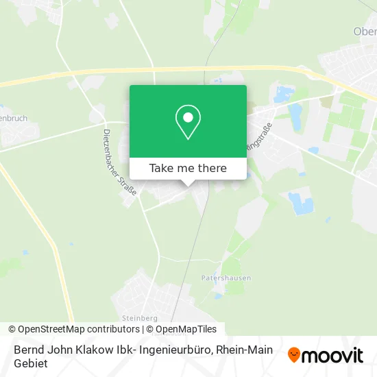 Карта Bernd John Klakow Ibk- Ingenieurbüro