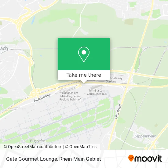 Карта Gate Gourmet Lounge