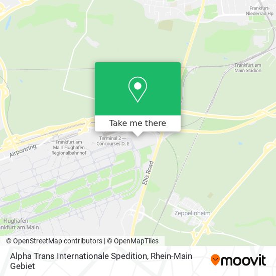 Alpha Trans Internationale Spedition map