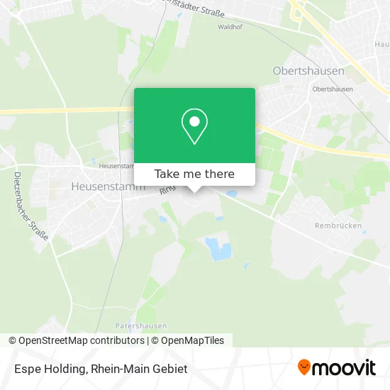 Карта Espe Holding